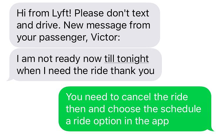 angry lyft driver long pickup