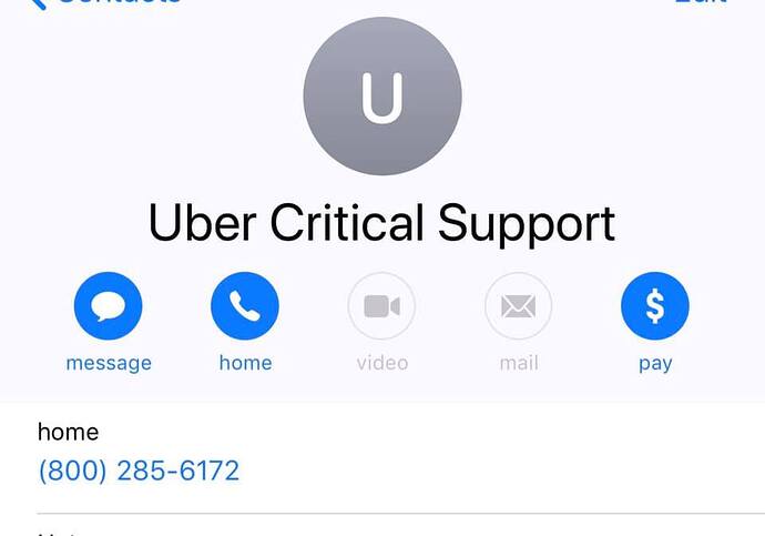 Uber Customer Service Phone Number