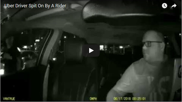 Uber Driver Spit On By Rider
