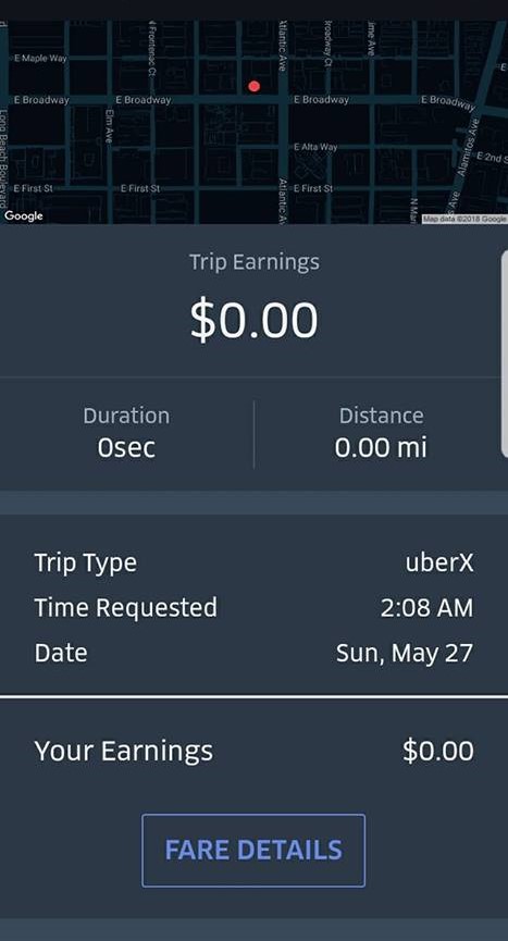 uber driver complaint